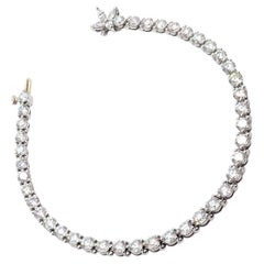 Tiffany & Co. Victoria Bracelet tennis ligne en platine avec diamants de 6,53 carats