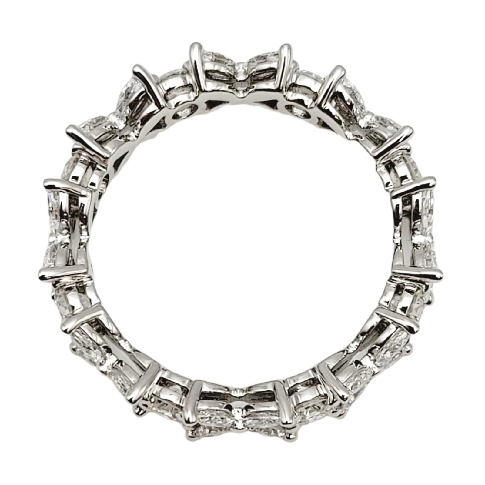 Tiffany & Co. Bague Victoria alternant 2,27 carats de diamants en platine en vente 1