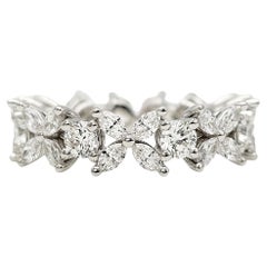 Tiffany & Co. Victoria Alternating 2.27 Carats Diamond Ring in Platinum
