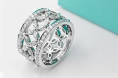 Tiffany & Co. Victoria Band Ring in Platinum