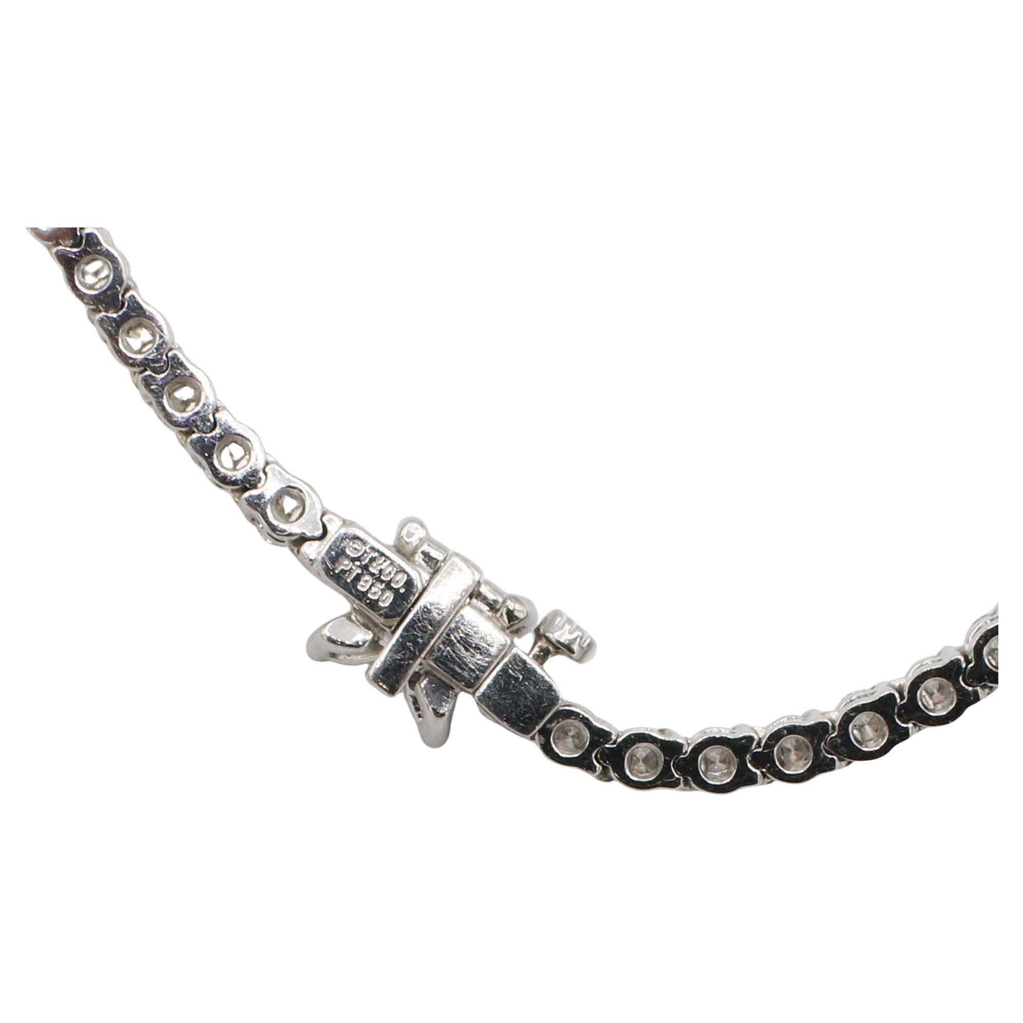 Tiffany & Co. Collana Tennis Line con diamanti naturali graduati Collection'S In condizioni ottime in vendita a  Baltimore, MD