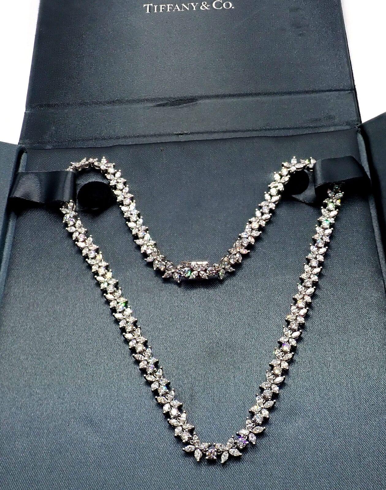 tiffany diamond tennis necklace