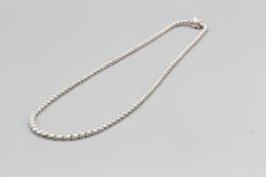 Tiffany & Co. Victoria Diamond and Platinum Graduated Line Necklace
