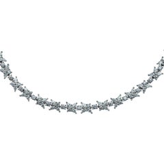 Tiffany & Co. Victoria Diamond Cluster Necklace
