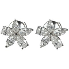 Tiffany & Co. Orecchino Victoria con diamante in platino da 1,77 carati