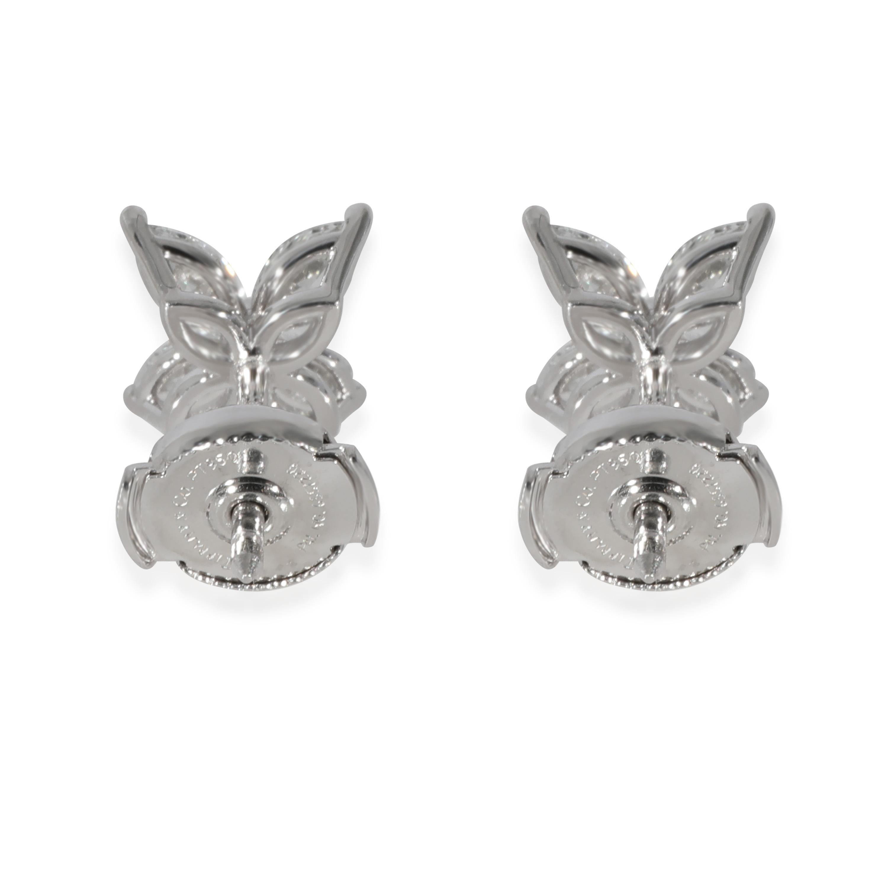 Tiffany & Co. Victoria Diamond Earrings in  Platinum 0.92 CTW

PRIMARY DETAILS
SKU: 127973
Listing Title: Tiffany & Co. Victoria Diamond Earrings in  Platinum 0.92 CTW
Condition Description: Retails for 11500 USD. In excellent condition and recently