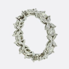 Tiffany & Co. Victoria Diamond Eternity Ring Size N (54)