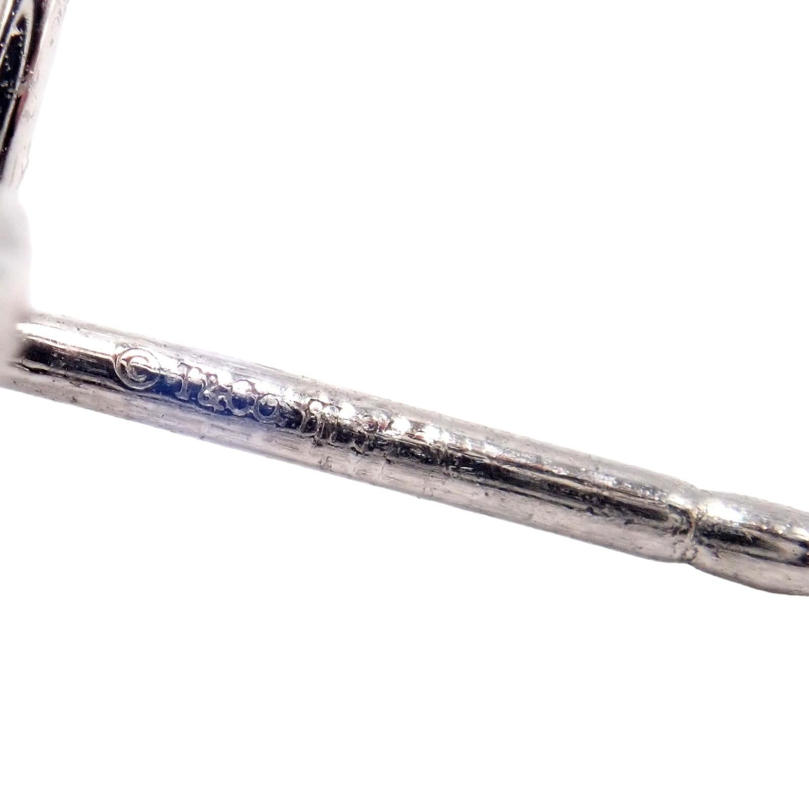 Femenino o masculino Pendientes de platino Tiffany & Co Victoria Diamond Large Stud en venta