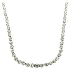 Tiffany & Co. Viktorianische Diamant-Halskette mit Linie