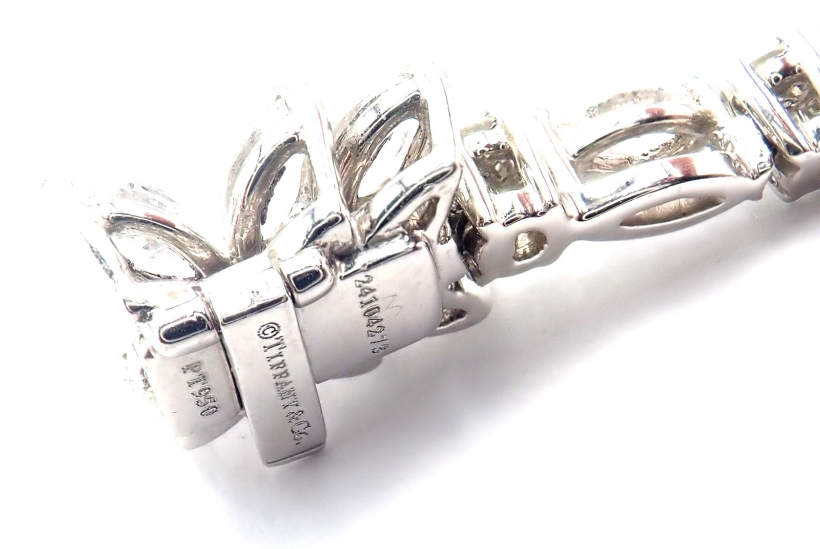 Tiffany & Co. Collana in platino con diamanti misti Victoria Co. in vendita 5