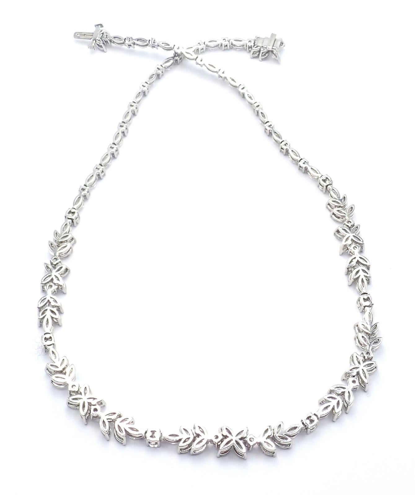Tiffany & Co. Collana in platino con diamanti misti Victoria Co. in vendita 6