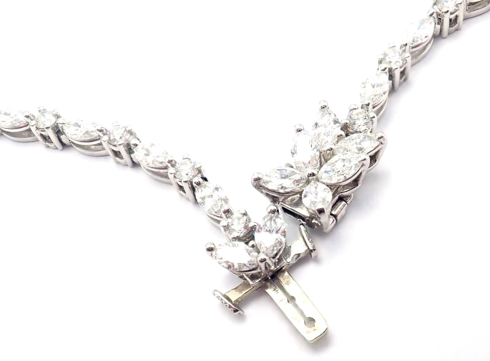 Tiffany & Co. Collana in platino con diamanti misti Victoria Co. in vendita 8