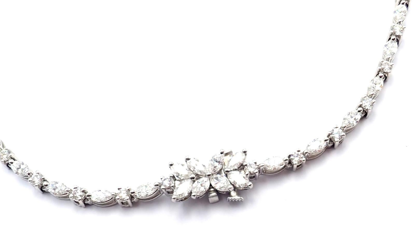 Tiffany & Co. Collana in platino con diamanti misti Victoria Co. in vendita 2
