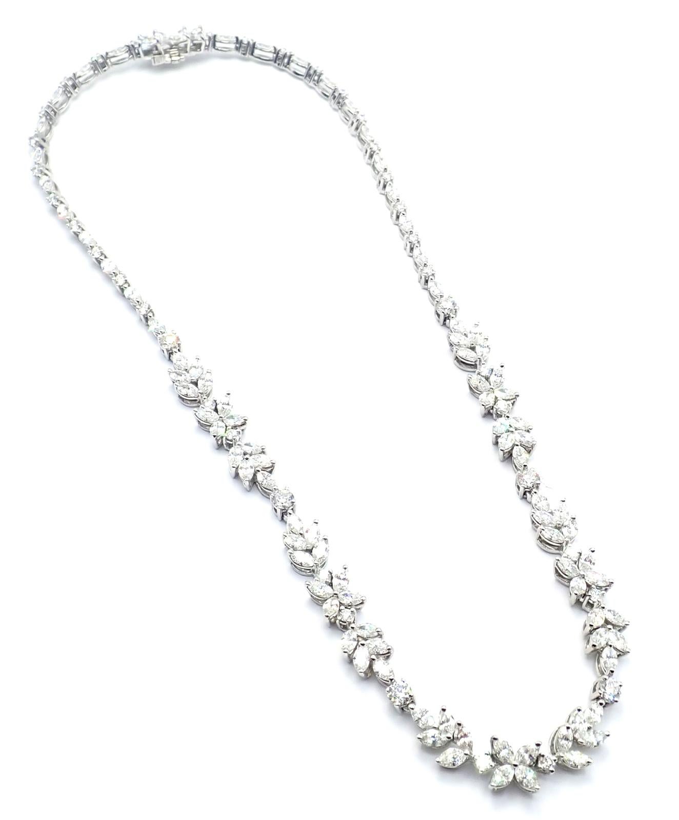 Tiffany & Co. Collana in platino con diamanti misti Victoria Co. in vendita 3