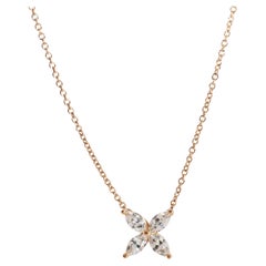 Tiffany & Co. Victoria Diamond Pendant in 18K Rose Gold 0.46 CTW