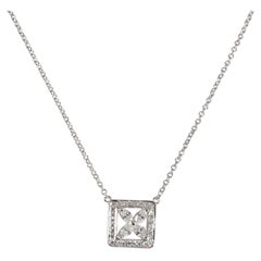 Tiffany & Co. Victoria Diamond Pendant in Platinum 0.4 CTW