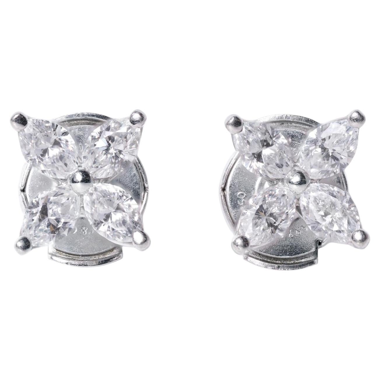 Tiffany & Co Victoria Diamond Stud Earrings