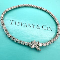 Tiffany & Co. Victoria Diamond Tennis Bracelet 3.08 tcw in Platinum