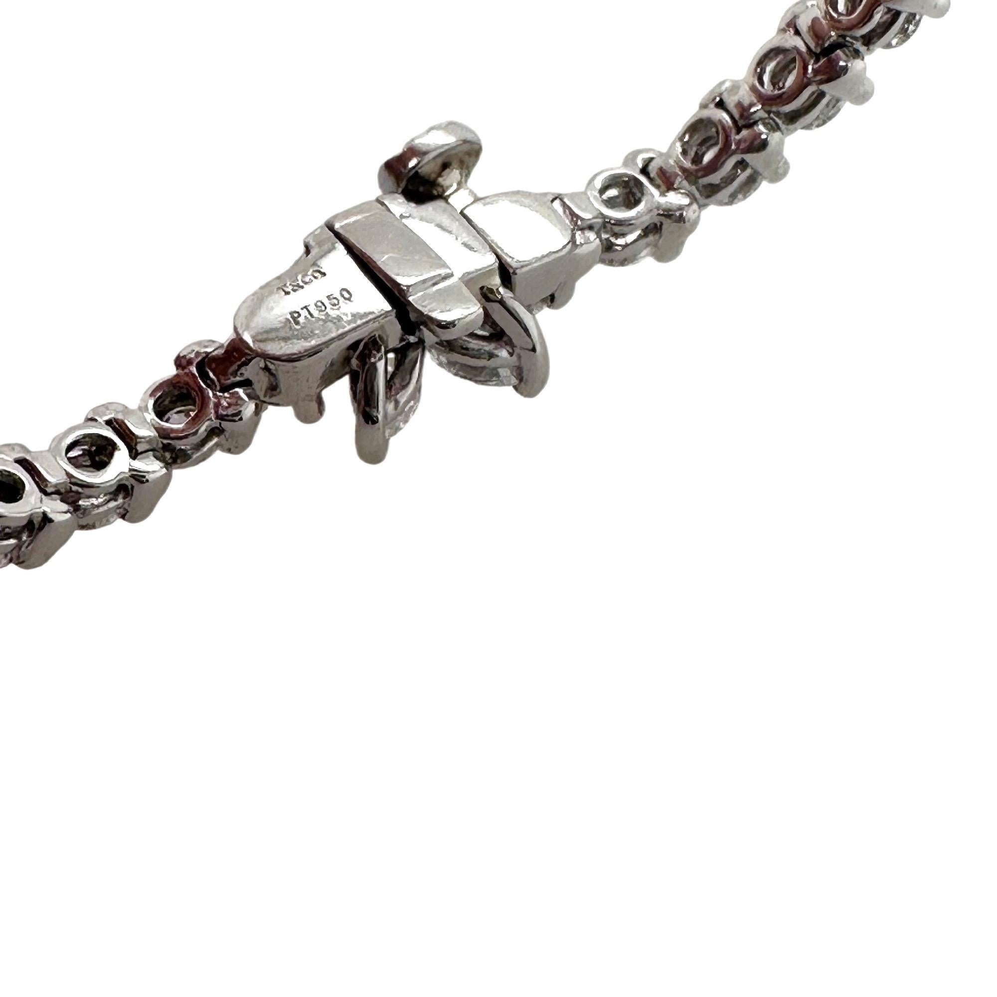 Tiffany & Co Victoria Diamant-Tennisarmbänder aus Platin 3,08 tcw 1