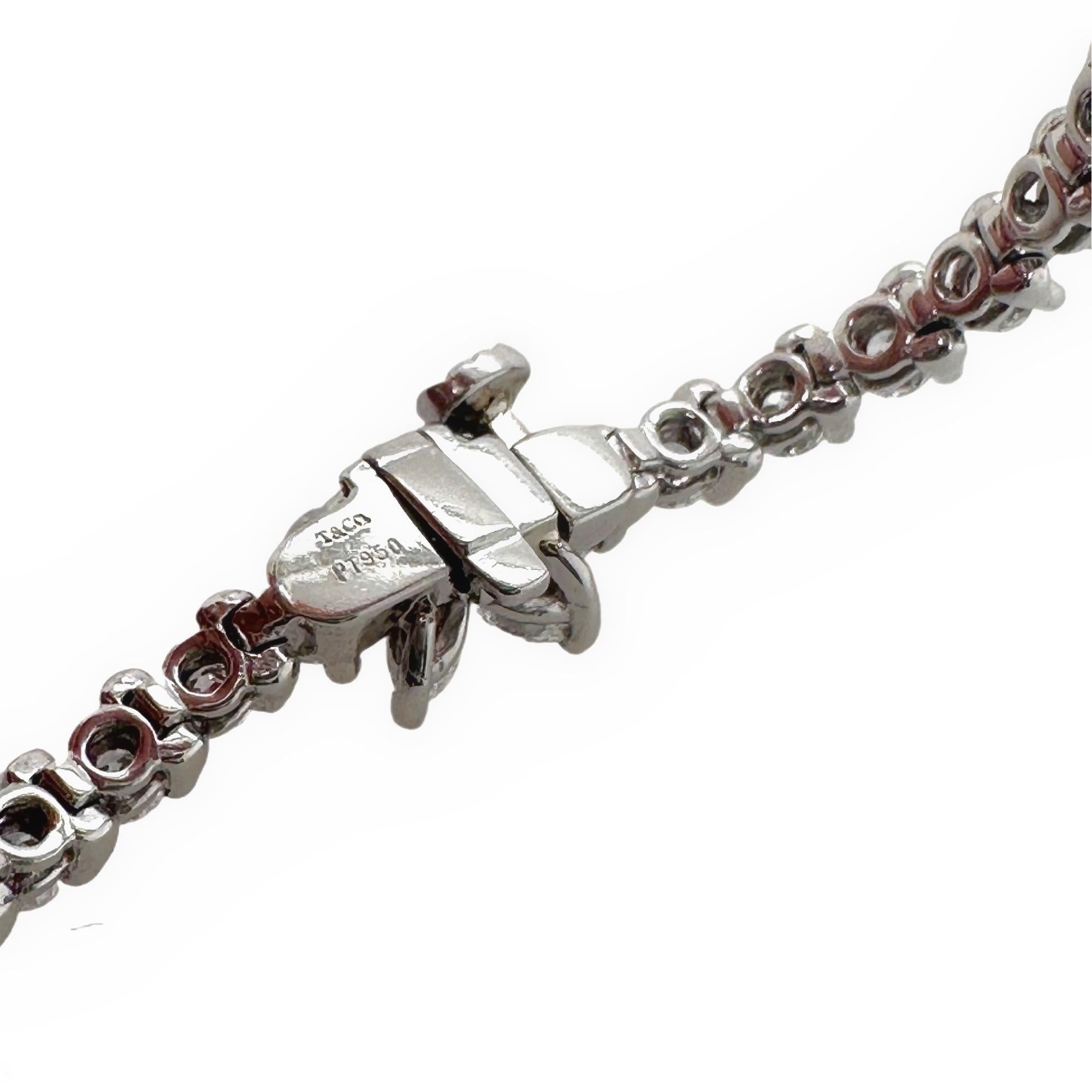 Tiffany & Co Victoria Diamant-Tennisarmbänder aus Platin 3,08 tcw 4