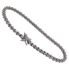 Tiffany & Co Victoria Diamant-Tennisarmbänder aus Platin 3,08 tcw