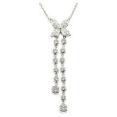 Tiffany & Co. Victoria Double-Drop Diamond Necklace