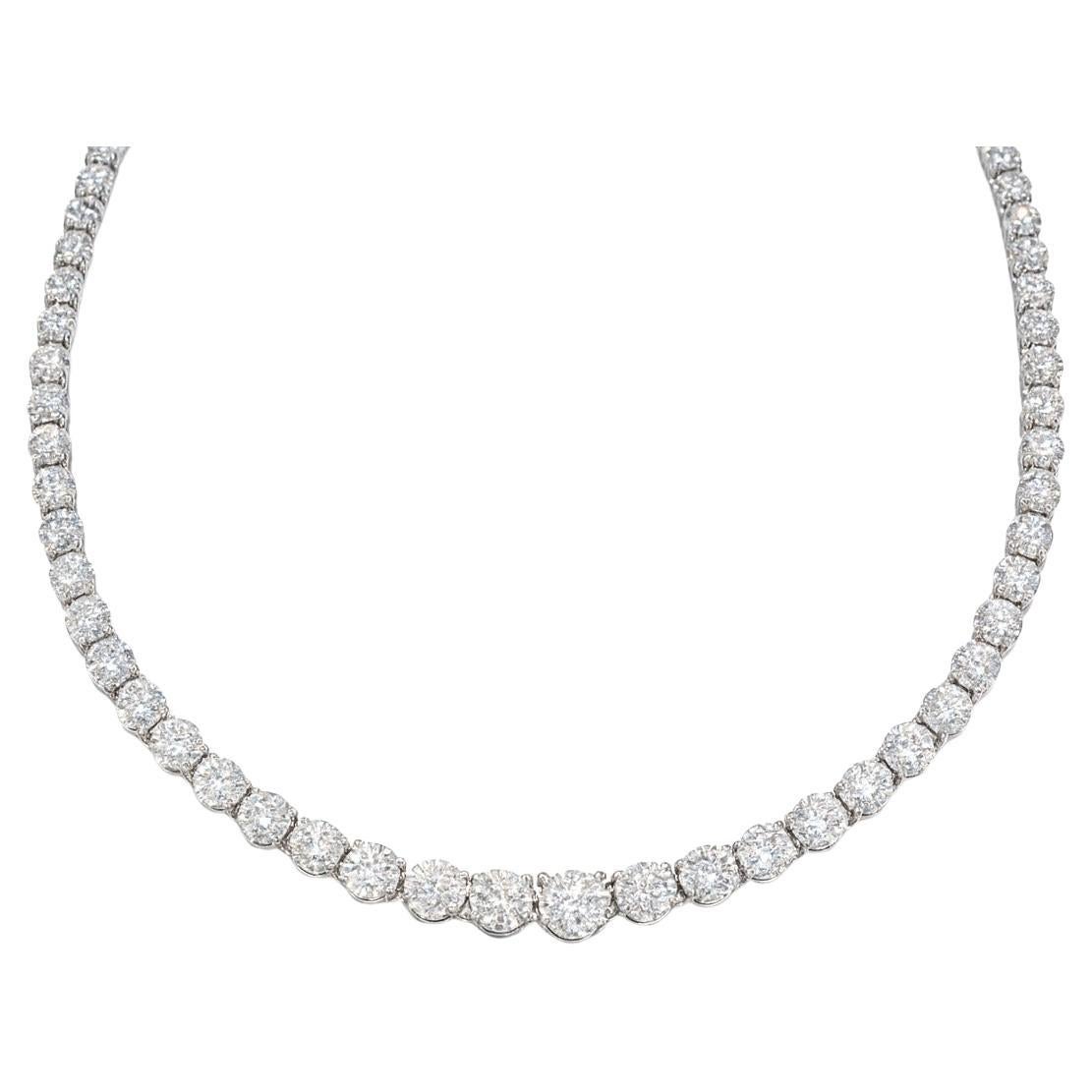Tiffany & Co. Collana Victoria con diamanti in linea graduata - Platino, 10,39 carati

Questa splendida collana di Tiffany & Co. della rinomata Victoria Collection è realizzata in platino e incastonata con un totale di 10,39 carati di diamanti. Con