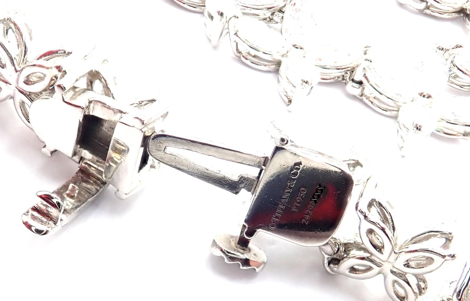 Tiffany & Co. Collana in platino con diamanti a forma di marque graduata Victoria Co. in vendita 7