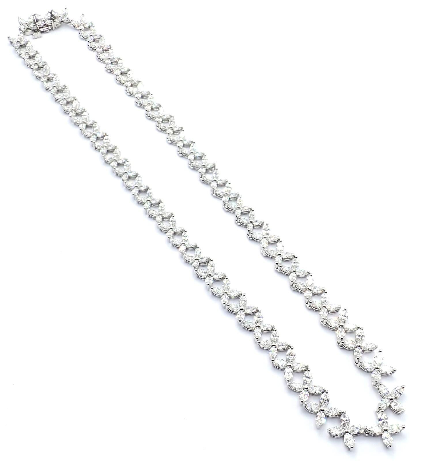 Tiffany & Co. Collana in platino con diamanti a forma di marque graduata Victoria Co. in vendita 13