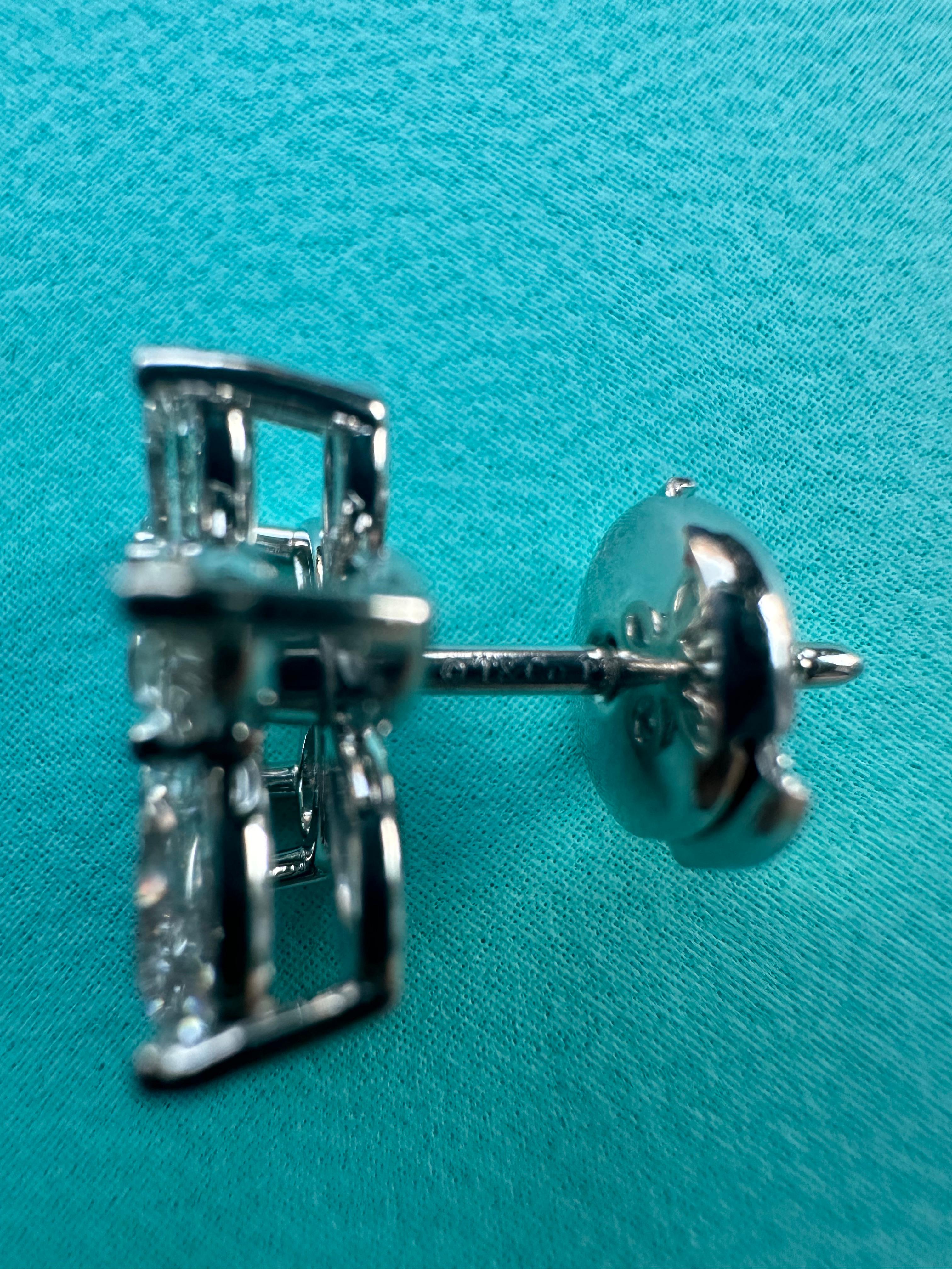 Pendientes Tiffany Co Victoria Gran Racimo Mixto en venta 1