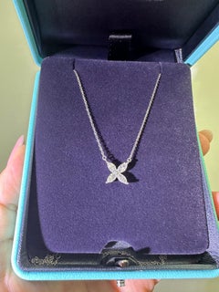 Tiffany Co Victoria Large Necklace in Platinum