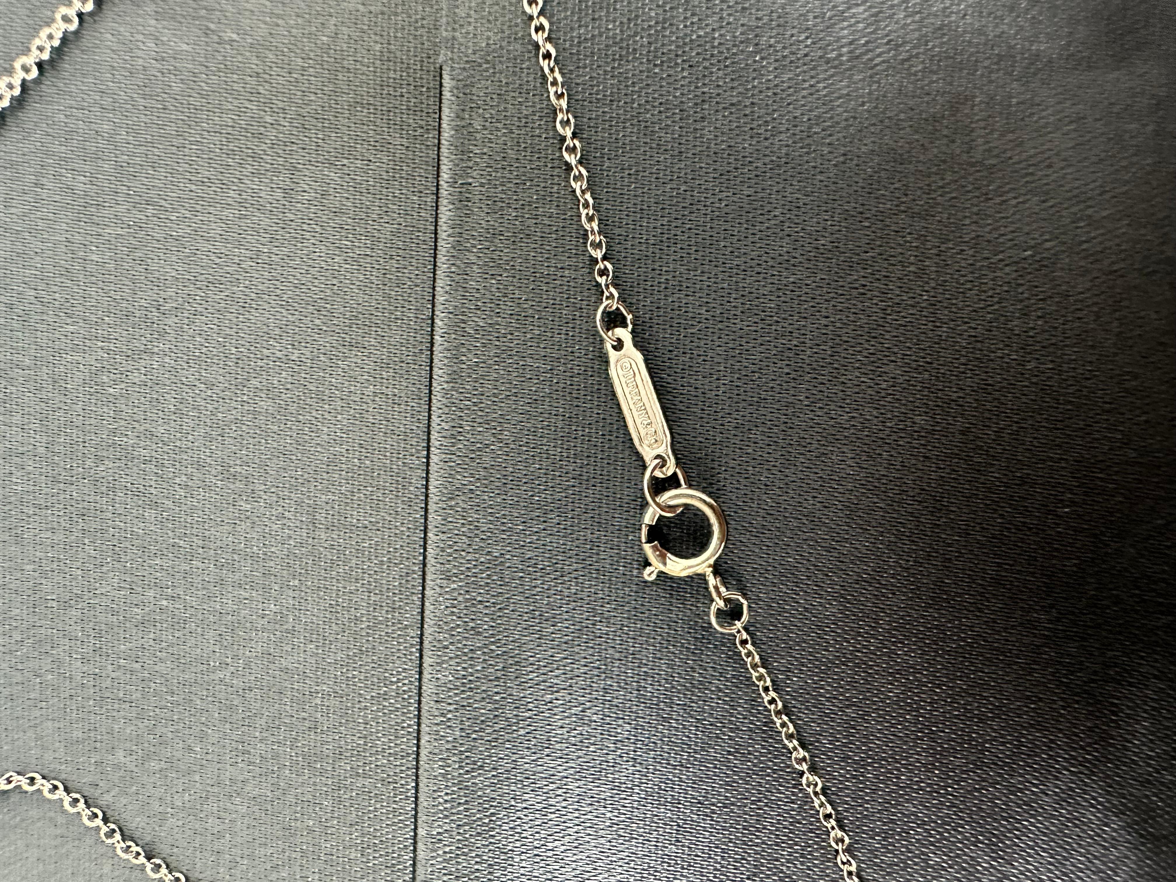 Tiffany Co Victoria Large Necklace in Platinum For Sale 2