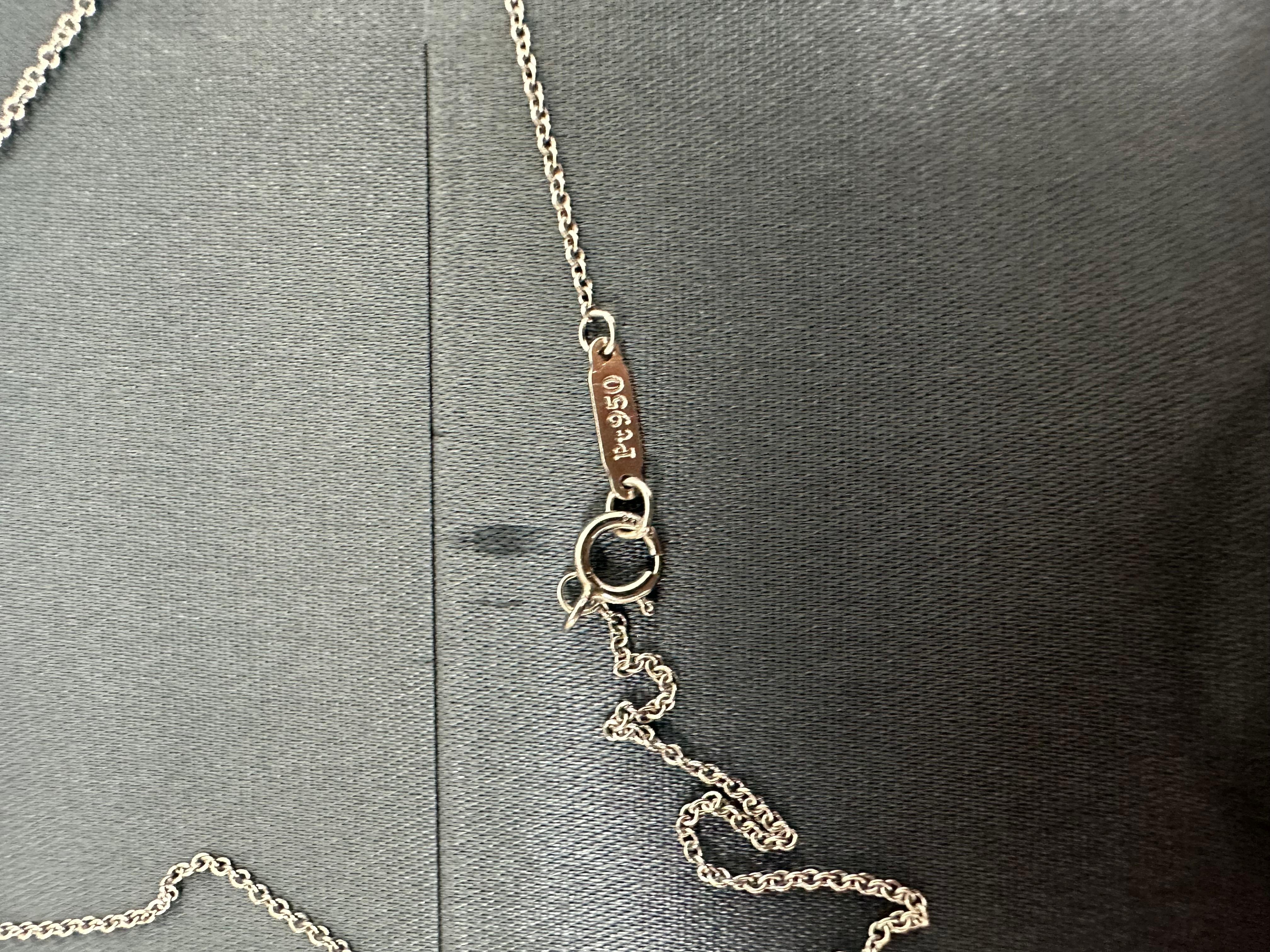 Tiffany Co Victoria Large Necklace in Platinum For Sale 3