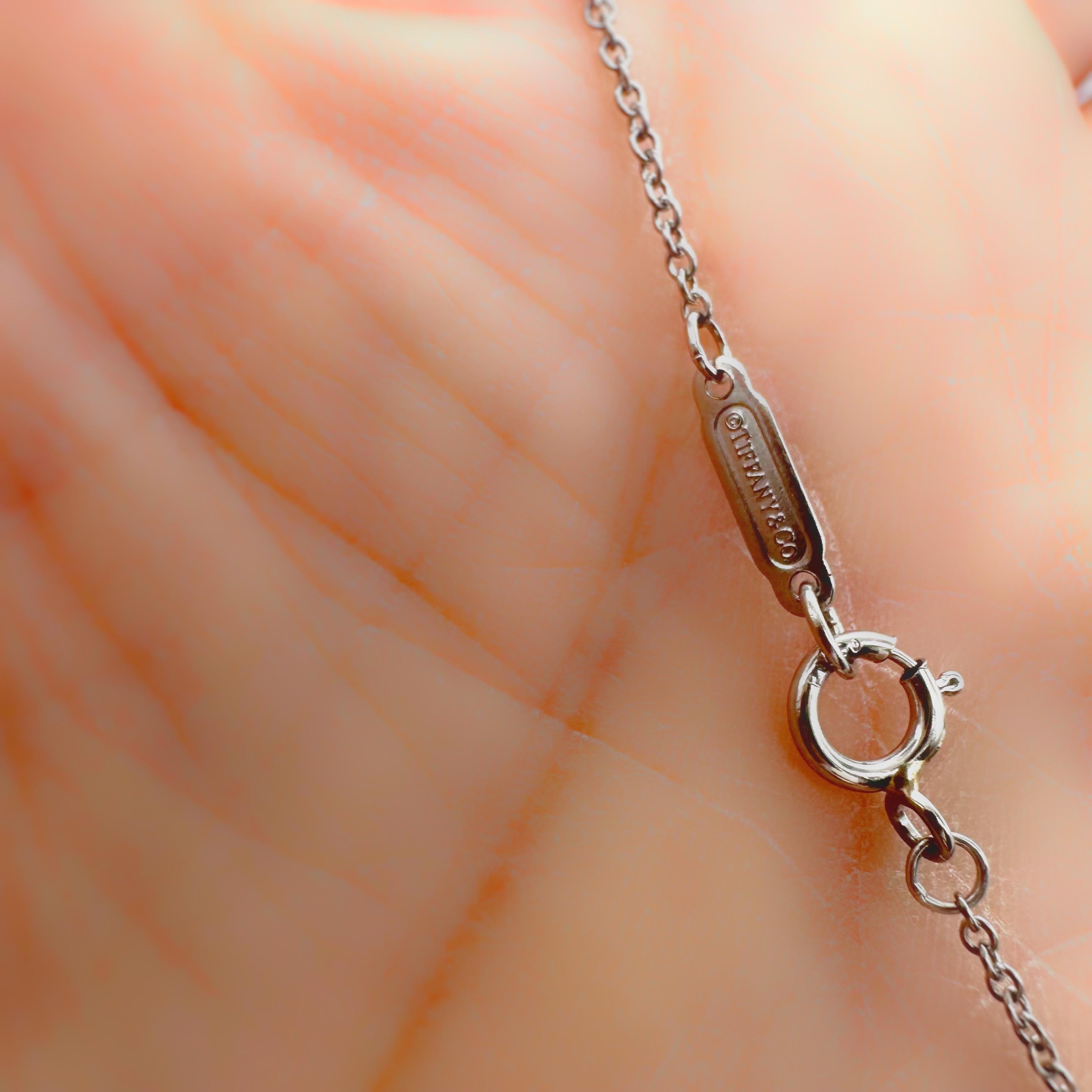 Tiffany & Co Victoria Marquise Diamond Pendant Necklace in Platinum Size Medium 4