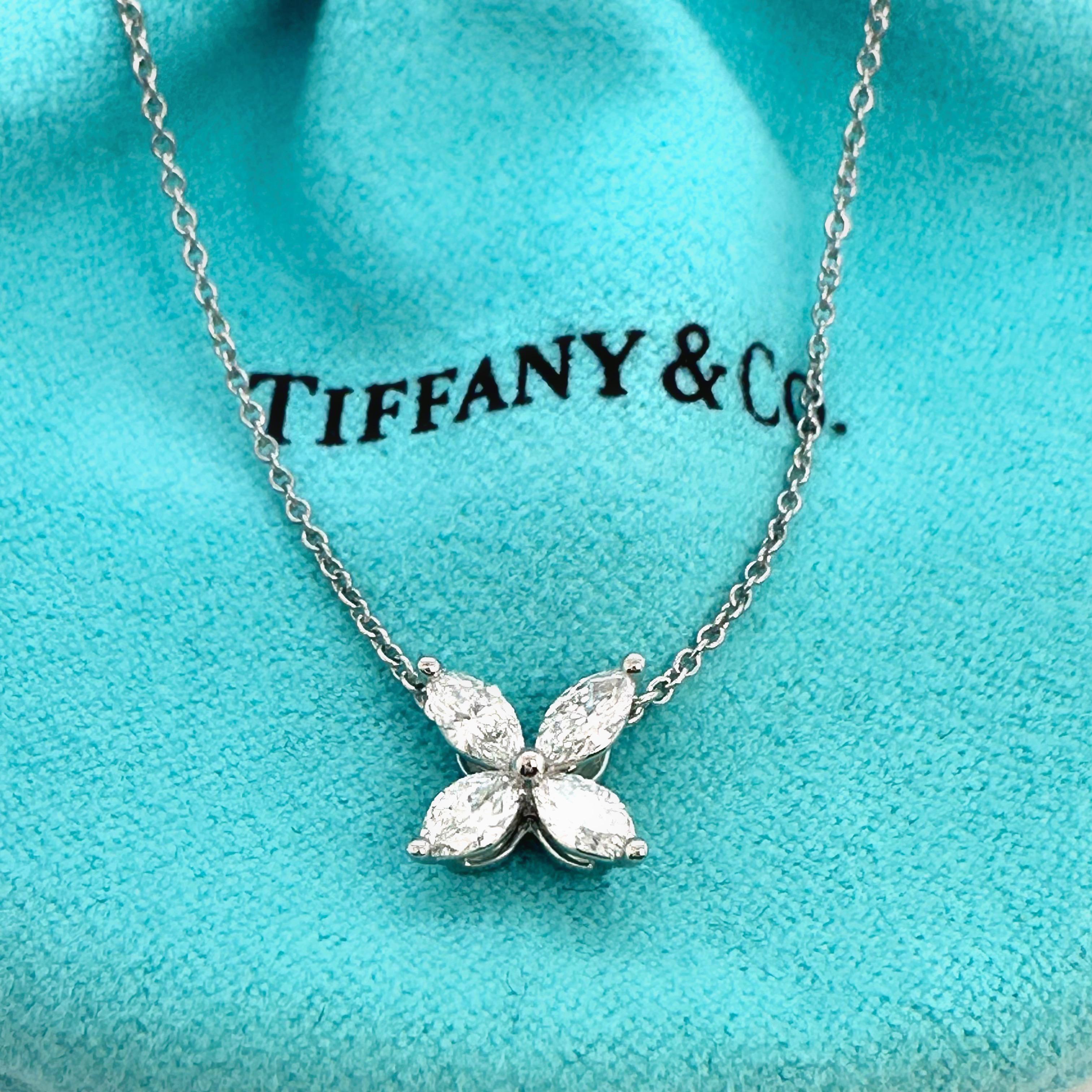 tiffany marquise necklace