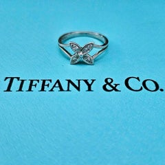 Tiffany & Co. Victoria Marquise Diamond Platinum Flower Ring, 1997
