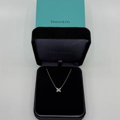 Tiffany & Co Victoria Marquise Natural Diamond Platinum Flower Pendant Necklace