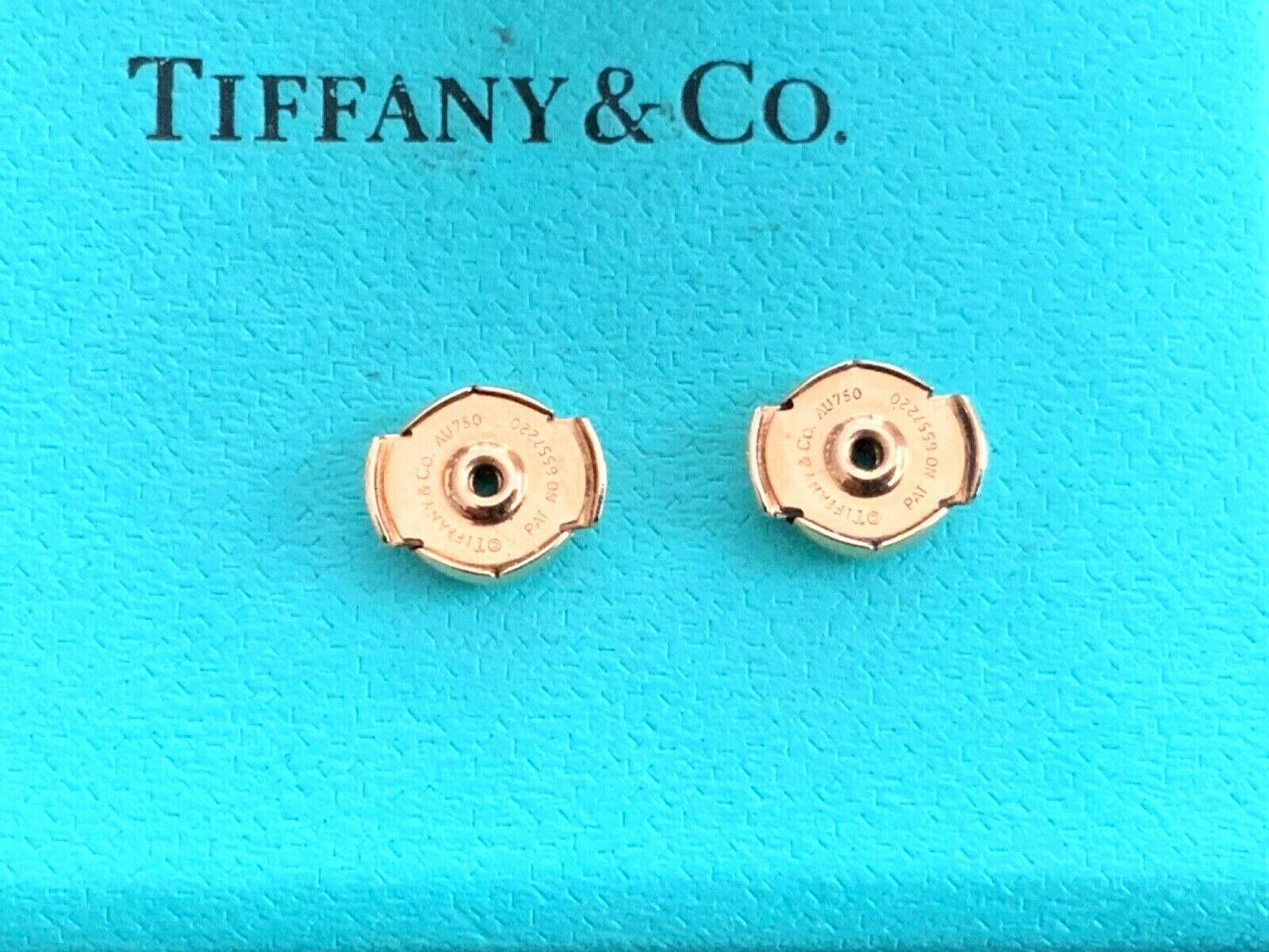 Tiffany & Co. Victoria Medium .92 Carat 18 Karat Gold and Diamond Earrings 2018 4