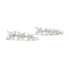 Tiffany & Co. 'Victoria Mixed Cluster' Diamond Drop Earrings