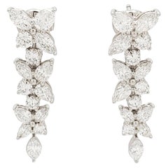 Orecchini a goccia con diamanti "Victoria Mixed Cluster" di Tiffany & Co.
