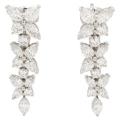 Tiffany & Co. 'Victoria Mixed Cluster' Diamond Drop Earrings