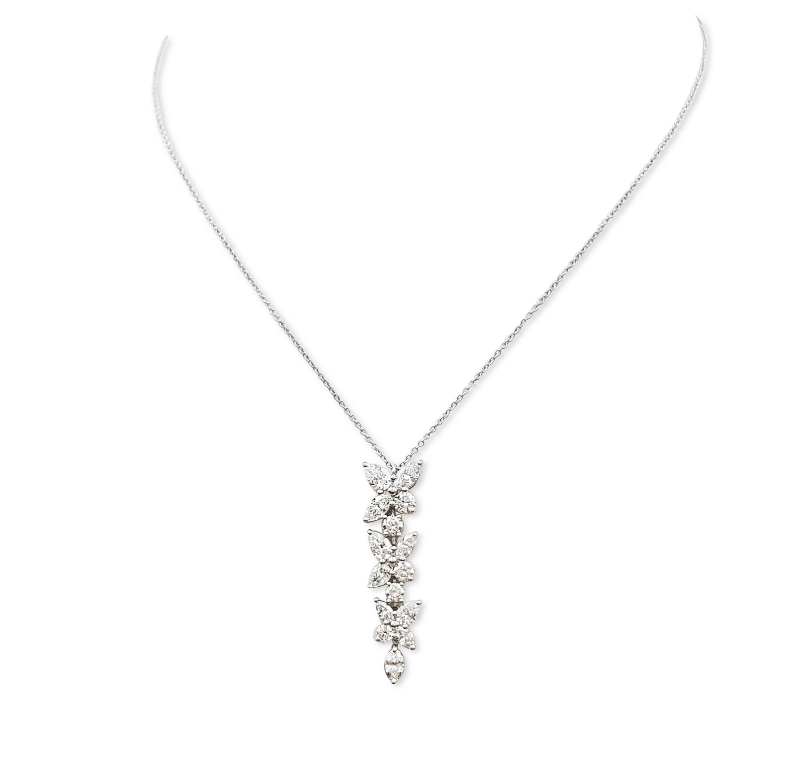 tiffany victoria mixed cluster necklace
