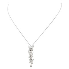 Tiffany & Co. 'Victoria Mixed Cluster' Diamond Pendant Necklace