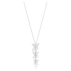 Tiffany & Co. Victoria Mixed Cluster drop necklace with diamonds