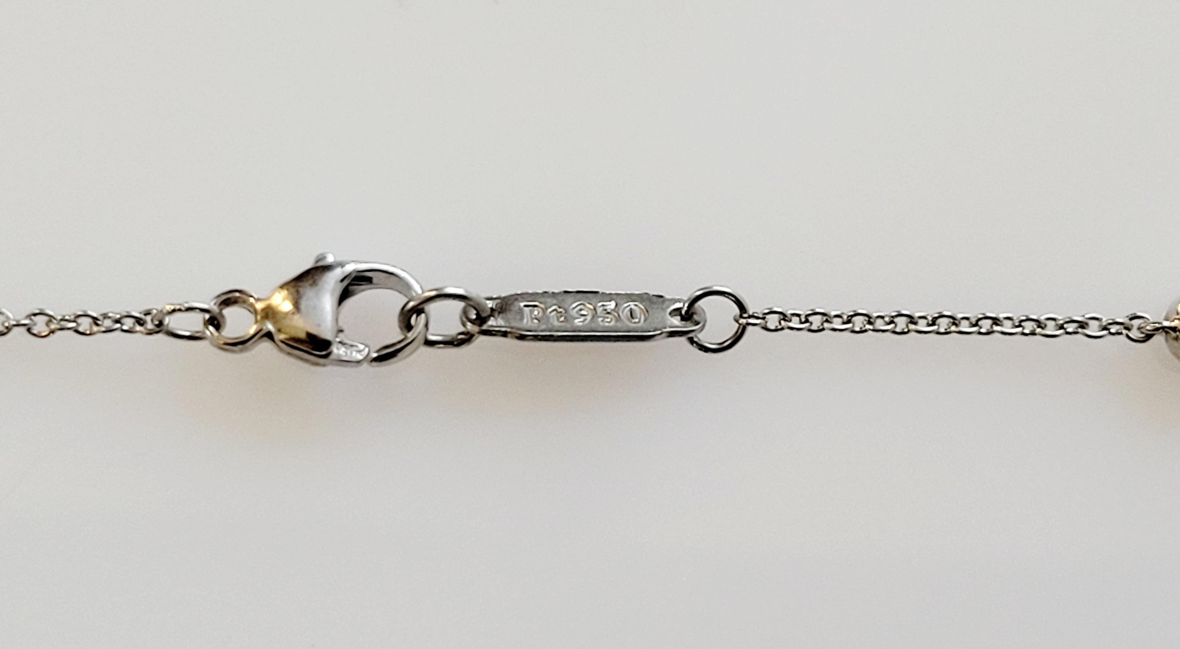 Tiffany & Co. Ciondolo a grappolo misto extra large sulla catena PT950 in vendita 6