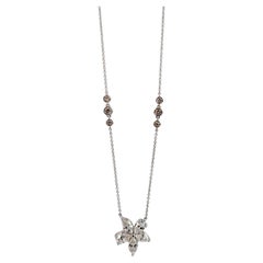 Tiffany Co Victoria Mixed Cluster extra large pendant on the chain PT950