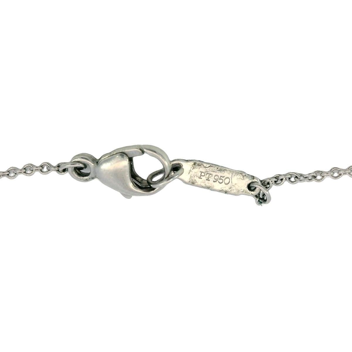 Donna Tiffany & Co. Ciondolo a goccia con cluster di diamanti misti Victoria 2,12 carati di diamanti da 16 pollici in vendita