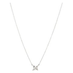 Tiffany & Co. Victoria Pendant Necklace Platinum and Diamonds Small
