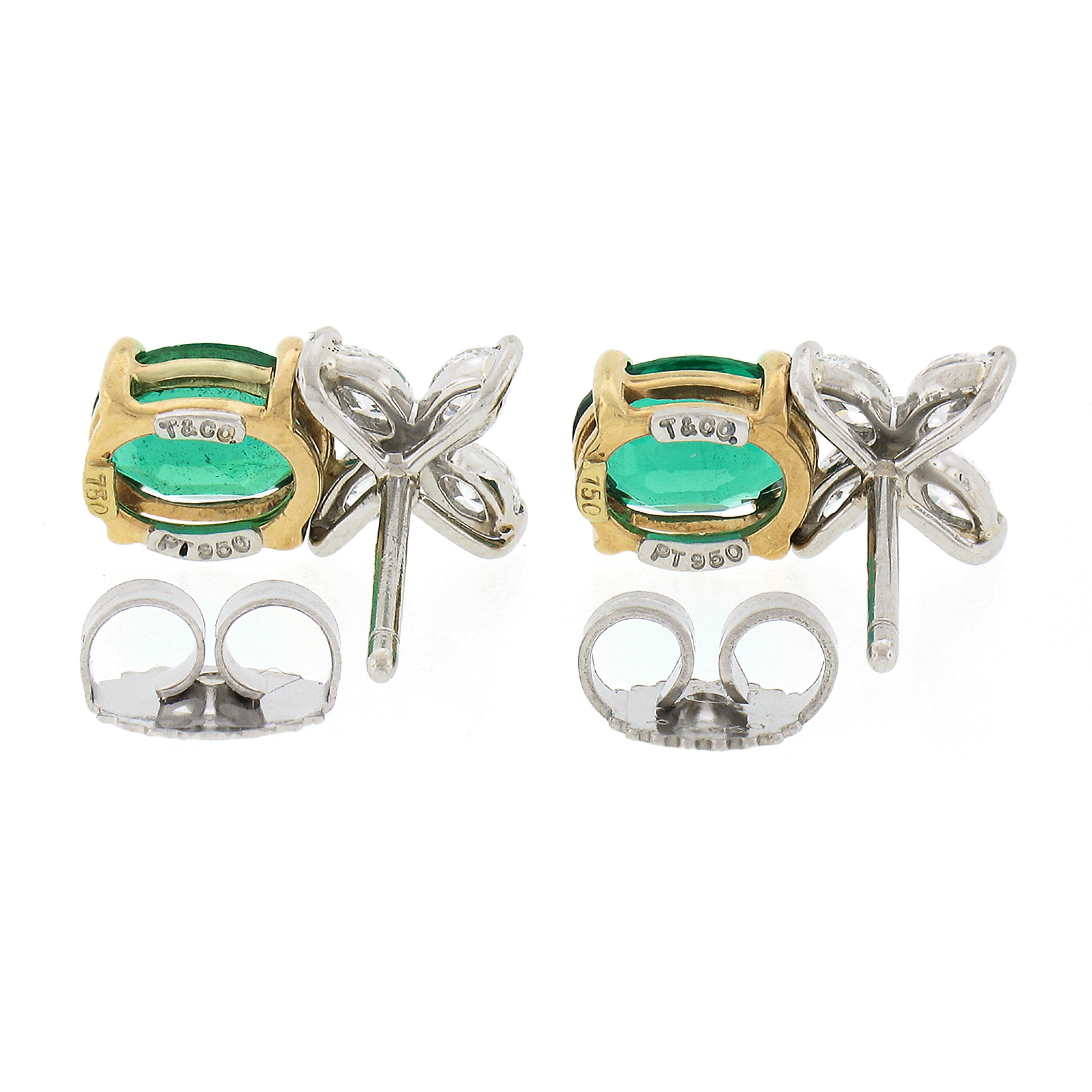 tiffany emerald earring