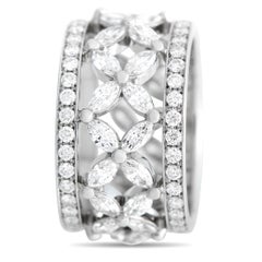Tiffany & Co. Victoria Platinum 2.34 ct Diamond Wide Band Ring